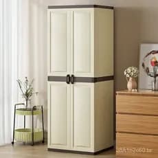 Armário de armazenamento, armário de armazenamento doméstico, armário de várias camadas com portas, guarda-roupa infanti
