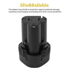 Substituição para bateria de lítio Makita 10.8V MakitaVBL1013, carregador de bateria para ferramenta elétrica, pacote de