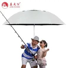 Guarda-sol de pesca Jinwei Jiang Taigong, guarda-sol dobrável de seção curta, guarda-sol de exterior para atacado, prote