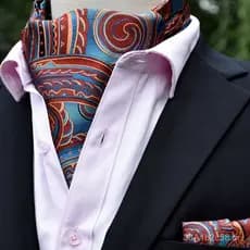 Conjunto de gravata e lenço de bolso masculino para negócios formais, cachecol e aquecedor de pescoço, lenço decorativo