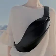 Bolsa mensageiro de ombro feminina de couro Neyu