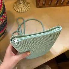 Bolsa de mão, carteira, bolsa de mão para áreas turísticas ao ar livre, bolsa de praia, bolsa transversal artesanal de p