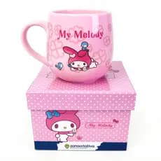 Caneca My Melody Hello Kitty 400ml Fofa Presente Oficial