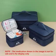 Bolsa Médica Doméstica De Grande Capacidade , Portátil , Viagem , Pacote De Armazenamento De Medicamentos , Classificaçã