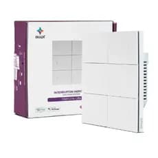 Interruptor Inteligente 4x4 Zigbee 3.0 Ekaza 6 Teclas Botões Branco Click Full Mercúrio Lite Automação Tuya Smart Life