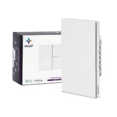Interruptor Inteligente Zigbee 3.0 Ekaza 1 Tecla Botão Branco Click Full Mercúrio Lite Automação Tuya Smart Life Alexa