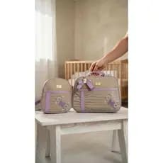 Bolsa Maternidade Kit 2 peças Bolsa G Mochila Térmica Impermeável Mala Luxo Davi Baby