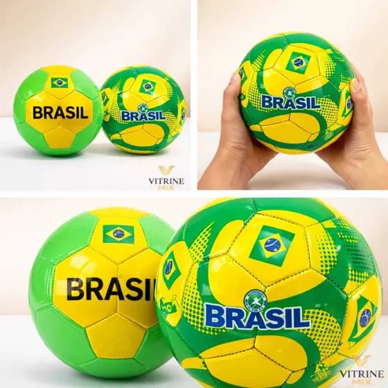 Bola de Futebol Campo Numero 5 - estampa do Brasil