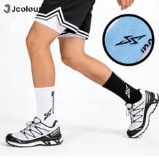 Kit 3 Meia de Futebol Esportivas Antiderrapante Basquete Corrida Caminhada Profissional Academia
