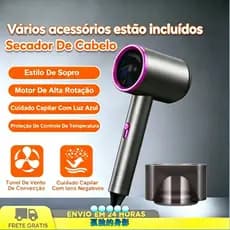 Secador De Cabelo Silencioso Super Sonico Magnetico110V