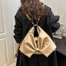 Bolsa de ombro casual borboleta para mulheres nicho requintado arco simples grande capacidade moda Commuter casual Tote