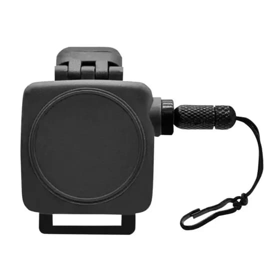 Fiel Retrátil Tatico Militar Liso Preto Impactus