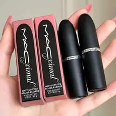 Novo Batom Matte Mac 3.5g, Maquiagem Luxuosa, Batom Matte Mac Kiss 3.5g Fosco Hidratante Big Bullet Batom