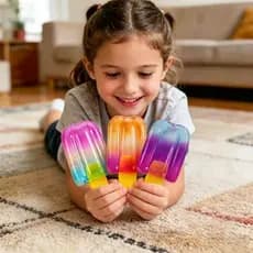 HOT NeeDoh Nice-Sicle Picolé Sensorial Squeeze Toy Super Sólido Squish Alívio Do Estresse Para Crianças Presente