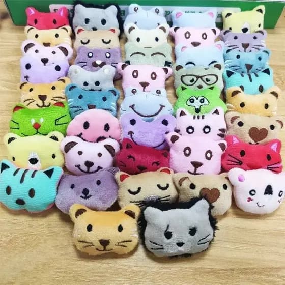 30 Animal bonito brinquedo de pelúcia coelho Panda urso Mini brinquedo garra máquina acessórios presente