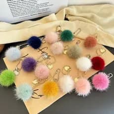 Chaveiro de carro, pingente para bolsa feminina, porta-moedas, pingente coreano de coração pequeno com diamante de dupla