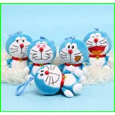 ST1 Doraemon Brinquedo De Pelúcia Boneca Chaveiro Pingente jingle Gato Saco Dos Desenhos Animados Robô TS1