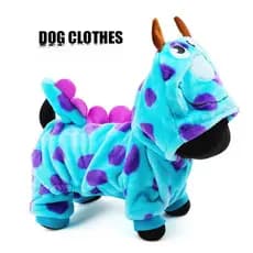 Roupas Para Cães Filhote De Cachorro Bolha Dragão Transformação Engrossar Jaqueta Ajuste Cão Gato Inverno Animal De Esti