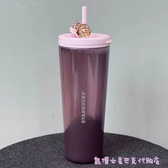 Starbucks Cup Dez Mil Flores Rose Border Series Suction20260617