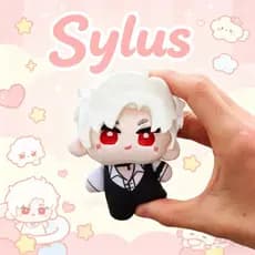Boneco de Pelúcia Sylus de Love and Deepspace, Pingente Nunu de Algodão Fofo de 10cm, Brinquedo de Pelúcia de Personagem