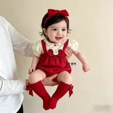 Roupas de bebê verão estilo fino vestido recém-nascido de algodão puro