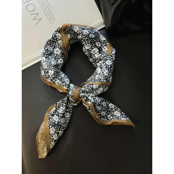 Lenço quadrado pequeno lenço de seda moda decoração cachecol quente pescoço proteção pescoço primavera outono inverno al