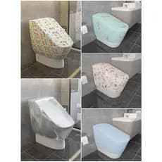 Capa protetora à prova d'água para vaso sanitário, capa protetora inteligente para banheiro, à prova d'água, cobertura c