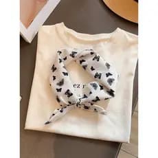 Arte Retro pequena borboleta todo-algodão pequeno lenço quadrado proteção de pescoço lenço de seda bandana feminino prim