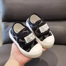 2023 Velcro primavera outono crianças sapatos de lona tênis meninos meninas casuais 1-7 anos de idade sapatos de bebê sa