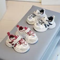 2025 novo estilo de malha sapatos infantis versão coreana menino sapatos de bebê sapatos esportivos infantis primavera m