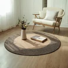 Simples ins japonês Retro tecido tapete americano mesa de café quarto cobertor cabeceira sala estar sofá redondo tapete
