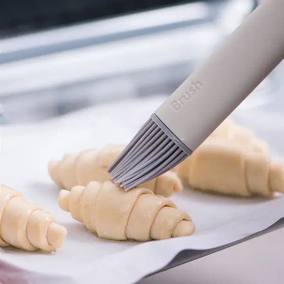 Escova de óleo de Silicone resistente a altas temperaturas para cozinha, escova nórdica criativa para churrasco, bife, q