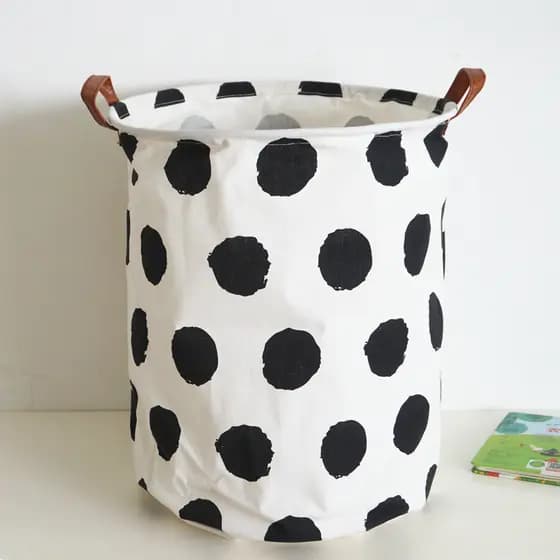 Nordic tecido doméstico algodão linho cesta de roupas sujas grande dobrável à prova dwaterproof água cesta de armazename