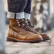 Botas masculinas modernas 8111 botas gerais outono inverno novo estilo sapatos masculinos botas de couro americano Retro