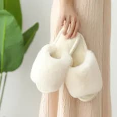 Outono inverno chinelos de algodão feminino interior uso doméstico estilo princesa abertura influenciador estilo japonês