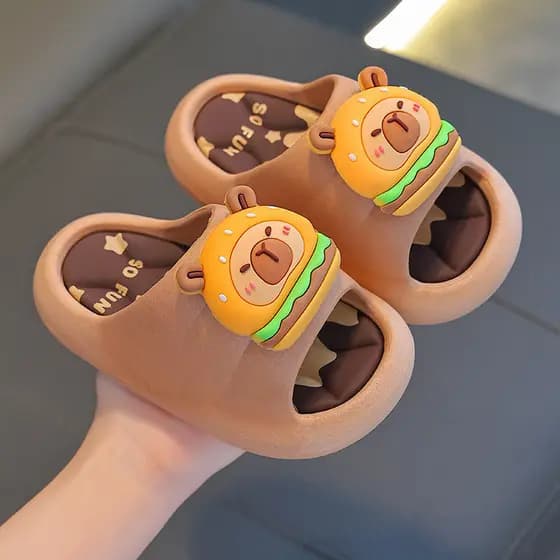 Crianças chinelos meninos verão 25 novo estilo interior casa crianças antiderrapante eva bebê menina infantil pai-filho