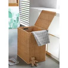 Kens cesta de roupas sujas para uso doméstico, banheiro, cesta de armazenamento de roupas sujas, tamanho grande, sala de