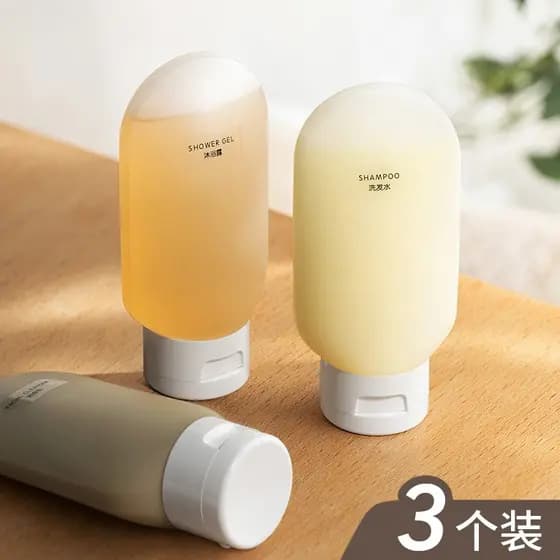 Sub-engarrafamento de viagem portátil conjunto de lavagem cosméticos Shampoo Gel de banho viagem produto de cuidados com