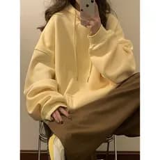 Cleanfit moletom masculino de cor sólida primavera outono pesado rígido com capuz oversize casal jaqueta Casual