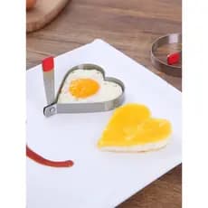 Molde de omelete 304 aço inoxidável em forma de coração ferramenta de omelete doméstica Mini panqueca ferramenta útil am