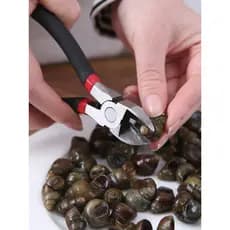 Corte campo caracol cauda alicate ferramenta doméstica para fixação caracóis recuperação automática caracol tesoura come