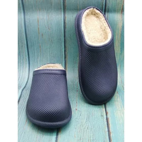 Comércio exterior inverno quente à prova dwaterproof água chinelos de algodão das mulheres dos homens antiderrapante sap