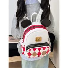 Novo estilo de jardim de infância crianças mochila bonito dos desenhos animados menina mochila moda All-Match menino via