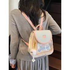 Nova viagem pequena mochila estudante bonito pequeno saco nicho Design múltiplo melamina dor saco passeio mochila de via