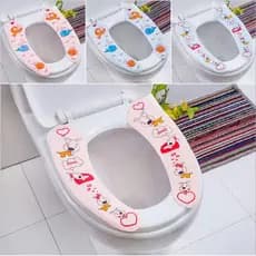 Assento de vaso sanitário pasta Universal à prova d'água adesivo de vaso sanitário assento de vaso sanitário capa de vas
