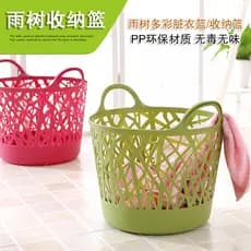 Yimei Árvore de chuva de tamanho grande Cesto de roupas sujas colorido Cesto de roupa suja de plástico Cesto de armazena