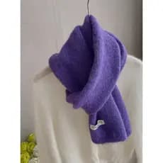 Roxo romântico elegante temperamento luz quente toque mistura de lã cachecol misterioso nobre outono inverno feminino ba