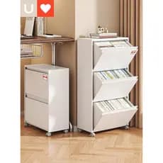 Youna livro Rack de armazenamento escritório Desktop Multi-camada A4 caixa de armazenamento arquivo armário de armazenam