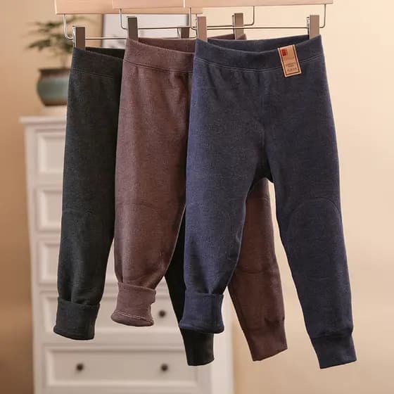 Pet bebê Delint crianças calças quentes Leggings de lã do bebê médio grande crianças roupa interior calças de lã meninos
