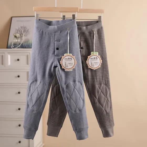 Budmi roupas de pano cheias de lã crianças calças quentes meninos calças de algodão outono inverno forro de lã engrossad